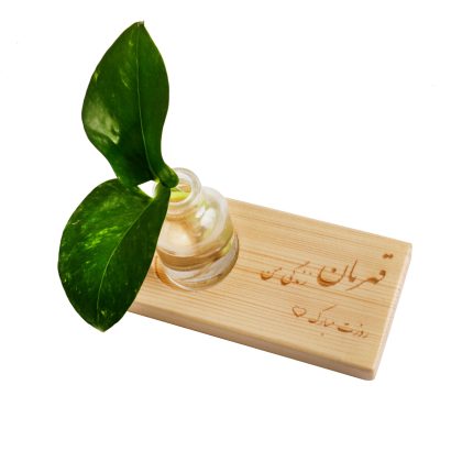 استند هدیه شیشه ای قابل حکاکی