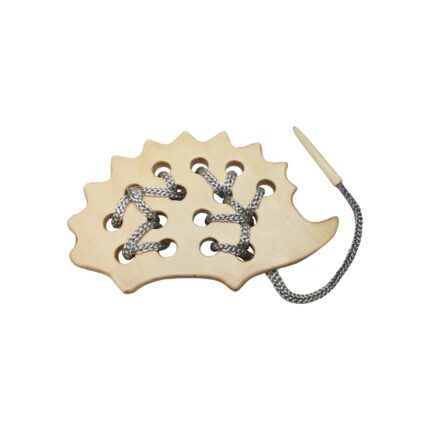 اسباب بازی چوبی دارمازو مدل جوجه تیغی
