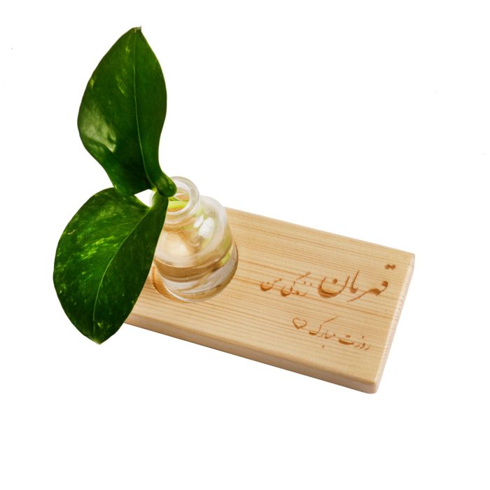 هدیه های سازمانی دارمازو مدل استند و گلدان چوبی