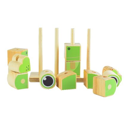 اسباب بازی قورباغه چوبی