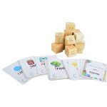 یادگیری زبان انگلیسی با مکعب چوبی