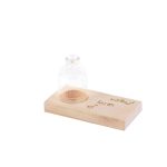 استند هدیه همراه با گلدان شیشه ای