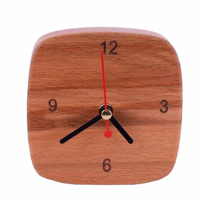 سفید-3 ساعت چوبی فیلر خورده