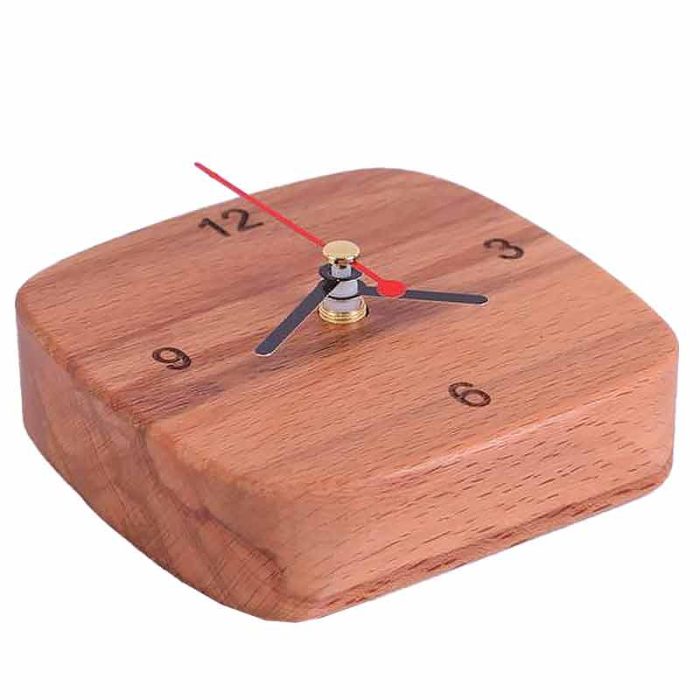 سفید-4 ساعت چوبی فیلر خورده