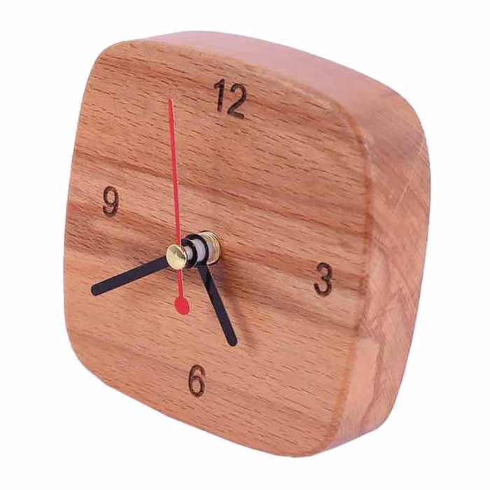 سفید-5 ساعت چوبی فیلر خورده