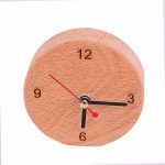 ساعت چوبی دایره ای