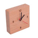 ساعت چوبی مدل مستطیلی