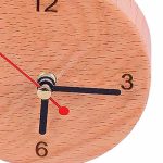 ساعت چوبی دایره ای