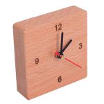 ساعت چوبی مدل مستطیلی