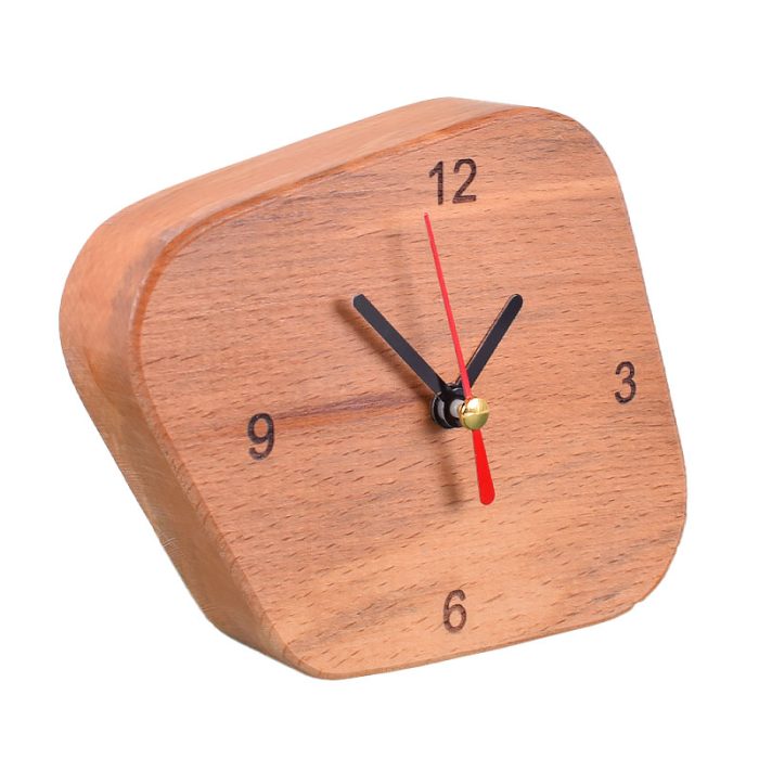 ساعت رومیزی چوبی مدل متقارن 11 ساعت رومیزی چوبی