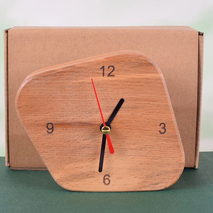 ساعت رومیزی چوبی