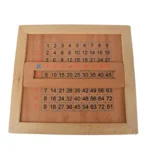 آموزش جدول ضرب تا عدد ۹ با ابزار چوبی انگلیسی سایمان